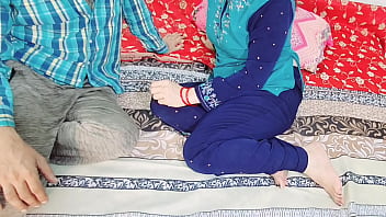 Desi Hot Couple Anal Fucking in Bedroom, Husband Enjoyed Rough Anal Sex With Sexy Hindi Audio,...