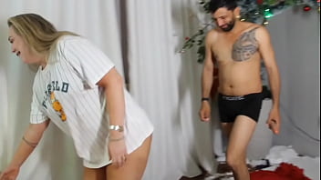 I got a Christmas present, a porn actor with an anal toy